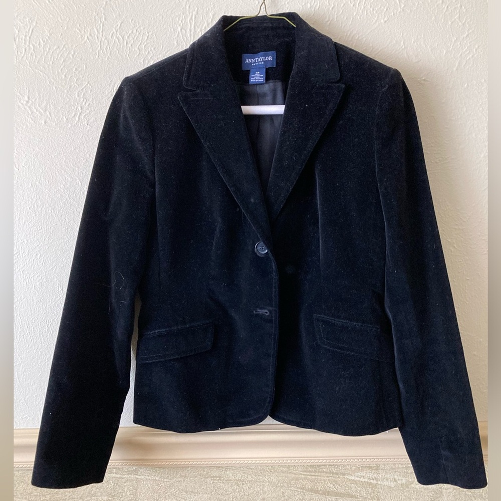 Black Velour Jacket